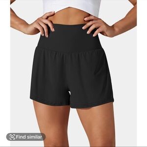 HALARA Women's Black High-Waisted Shorts